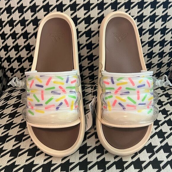 Adidas Adilette Zplaash Slide 'Sprinkles'-Men's Size 11 - Picture 2 of 7